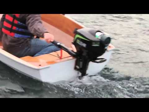 PT11 with outboard test drive