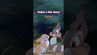 Escena de amor de Miss Bunny y Tambor en la película n° 5 de Disney &quot;Bambi&#39; #disney #animation