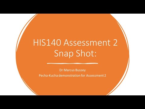 HIS140 Marcus doing a Pecha Kucha