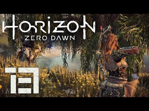 Horizon Zero Dawn Gameplay Walkthrough - Part 13 - Corrupted Bellowback, Stalker [PS4 Pro]