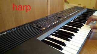 Video thumbnail for ROLAND E-20 keyboard 16 presets sounds by Valentin Didenko