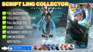 Download lagu New Update! Script Skin Ling Collector Serene Plum No Password | Patch Terbaru | Full Effect & Voice mp3