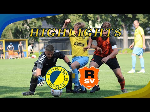 2. Runde Altmark-Strom-Pokal - SV Blau-Gelb Goldbeck vs. Rossauer SV