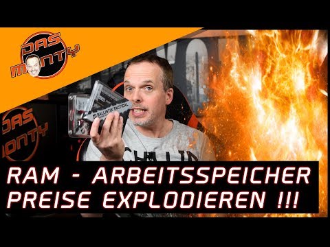 Preise für RAM/Arbeitsspeicher explodieren !!! DDR4 und DDR3 | DasMonty - Deutsch