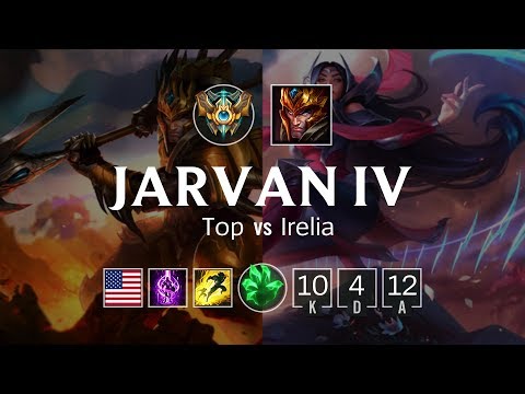 Jarvan IV Top vs Irelia - NA Challenger Patch 8.20
