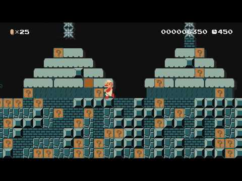 ASMB: 3-2 Cloouudy R4víneeee.,'. by Anna Yuna - Super Mario Maker - No Commentary 1bq