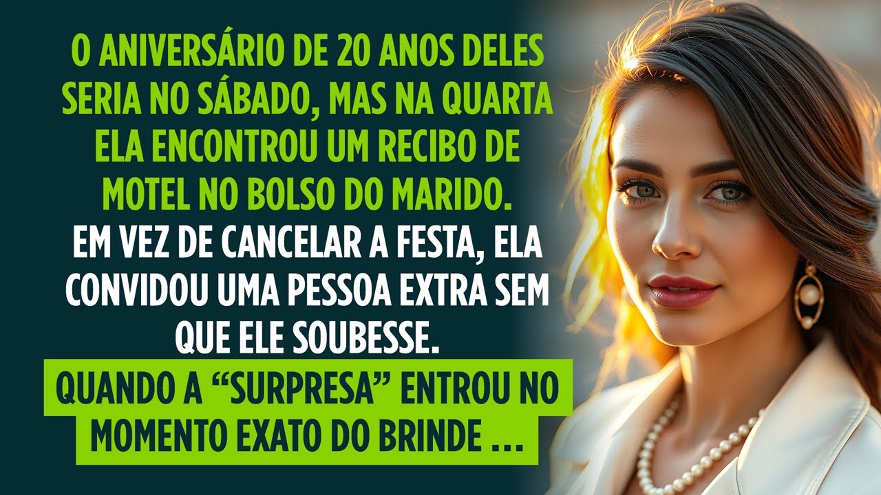 Após 20 anos, descobri um recibo de motel e planejei a "SUPRESA" perfeita na festa de aniversário
