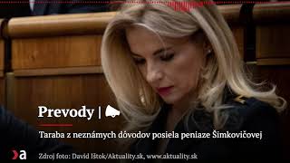 Taraba z neznámych dôvodov posiela peniaze Šimkovičovej | Aktuality #n-l