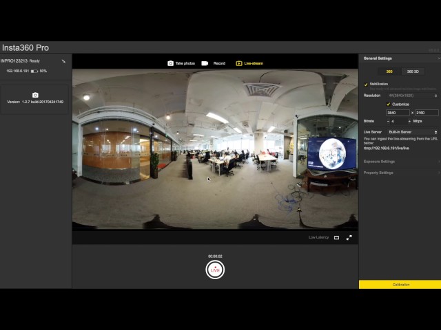Video teaser for Insta360 Pro Feature Videos - Live Stream