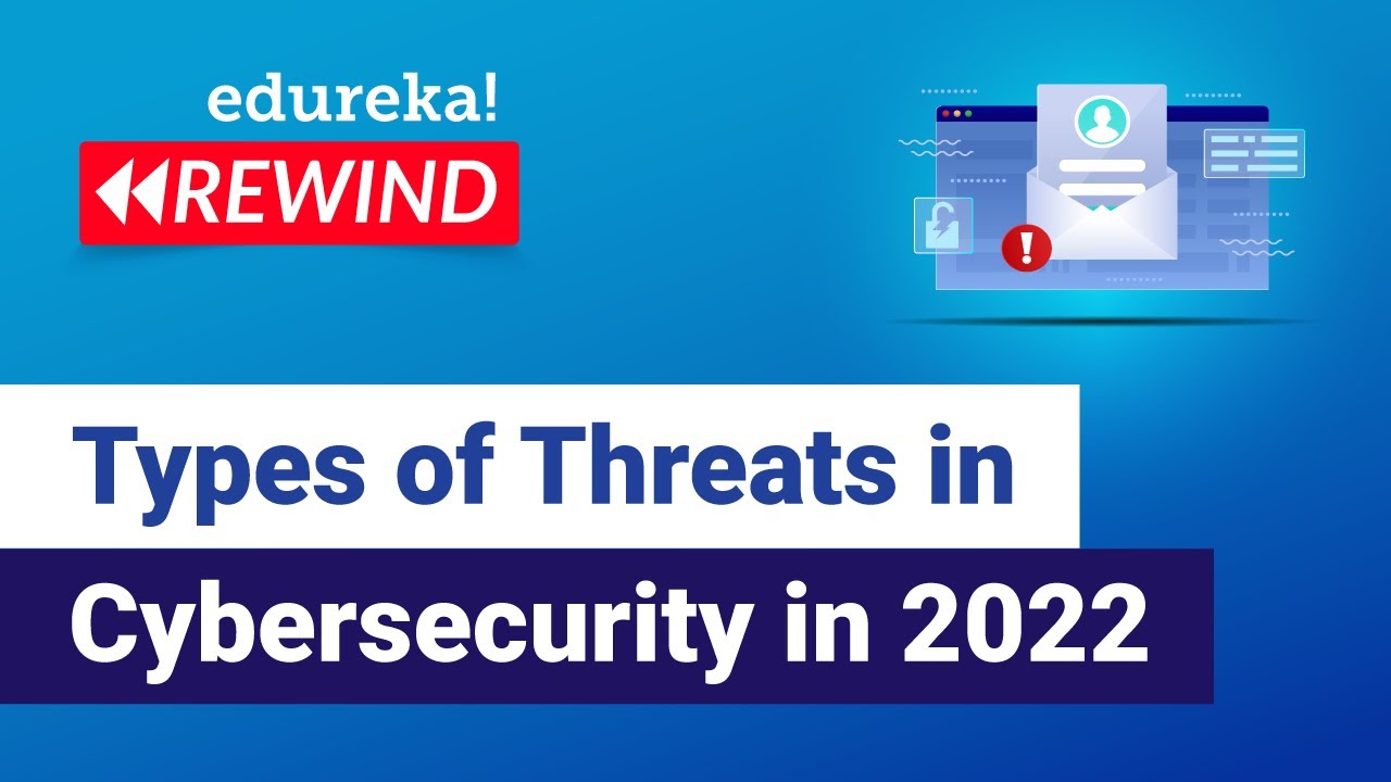 Types of Threats in Cybersecurity in 2022 | Cybersecurity Training | Edureka  Rewind - 5