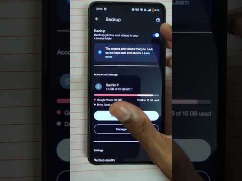How to STOP ❌Auto Back-up in Google Photos ? #shorts