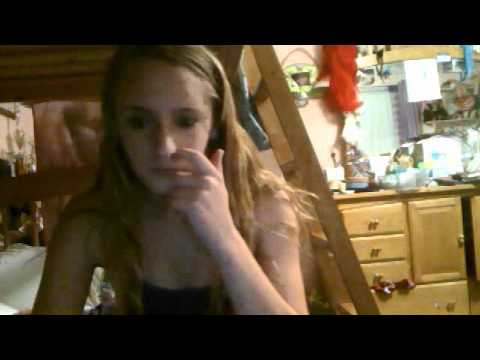 white chick rapping to "look at me now" by chris brown ft. Lil. Wayne and Busta Rhymes