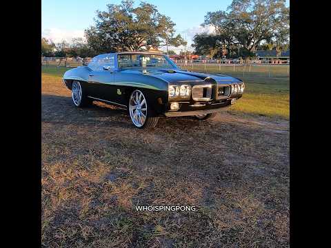 Pontiac GTO on staggered billets wheels