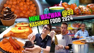 Mini Wazwan | Kashmiri Street Food 2024 | Best Mughlai Food In Srinagar | Kashmir Street Food 2024