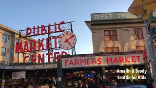 Pike Place Market With Kids - Best Children Activities in Seattle [4K]