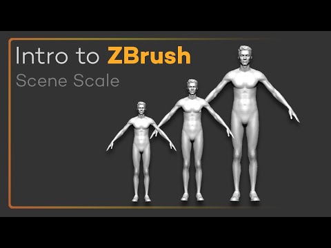 Intro to ZBrush 031 - ZBrush Scene Scale - how to import properly to maintain scale!