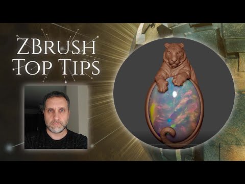 ZBrush Summit Top Tips & Tricks - Split Model Into Parts for Production - Nacho Riesco Gostanza