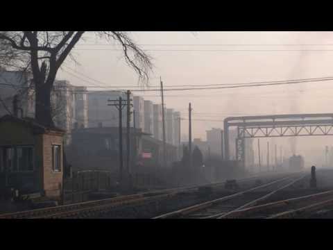 Steam of Fuxin Coal Mine Railway China(Mar.2012) 7 　中国・阜新炭鉱鉄道の蒸気機関車（2012年3月）7