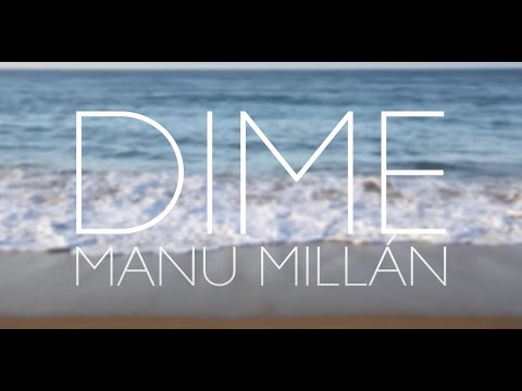 Escucha LO NUEVO de @ManuMillánMusic DIME