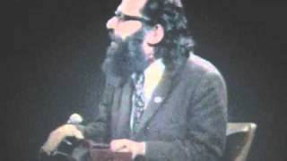 Allen Ginsberg sings Hare Krishna to William Buckley