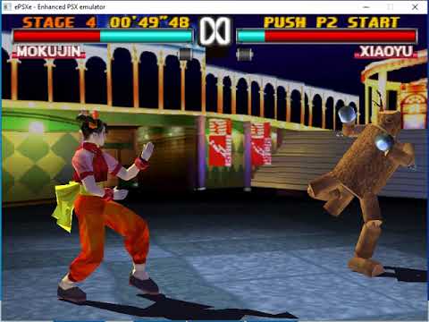 Tekken 3 - Mokujin play -old is gold-pc-game low end graphics