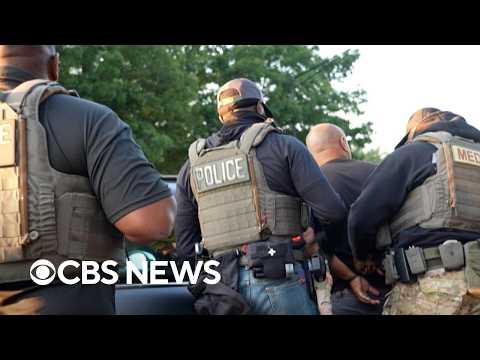 Watch: Reporter rides along with ICE as arrest carried out