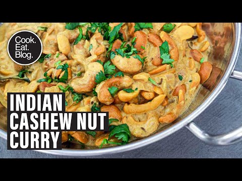 Vegan Cashew Nut Curry - Learn how to make this delicious Indian/Sri Lankan curry at home.