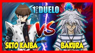 DECK SETO KAIBA VS DECK BAKURA YUGIOH!  1° DUELO