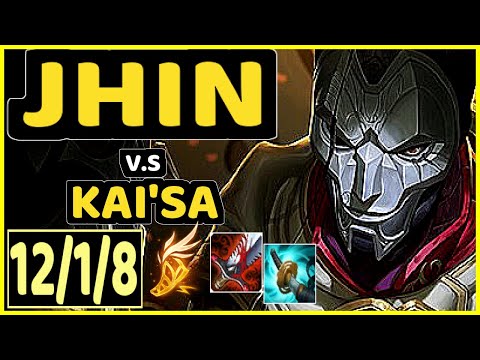 HOLYPHOENIX (JHIN) vs KAI'SA - 12/1/8 KDA BOTTOM ADC GAMEPLAY - EUW Ranked GRANDMASTER
