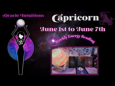 Capricorn ♑️ June 1st to 7th ~ Be Still and Listen to Spirit  #Capricorn #weeklytarotreadings #June