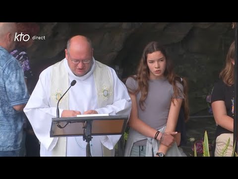 Chapelet du 6 août 2024 à Lourdes