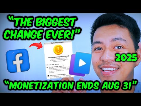 🚨 AUGUST 31, 2025 DEADLINE! FACEBOOK CREATOR MONETIZATION PROGRAM CHANGES! 📉💸 #facebook #cmp #update
