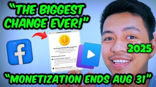 🚨 AUGUST 31, 2025 DEADLINE! FACEBOOK CREATOR MONETIZATION PROGRAM CHANGES! 📉💸 #facebook #cmp #update