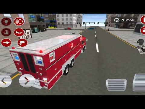 American City Fire Rescue Truck Driving Simulator – Real City Firefighters Van