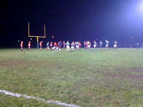 JFK vs CKM Rugby 1/15/10 - Amazingly hilarious tackle