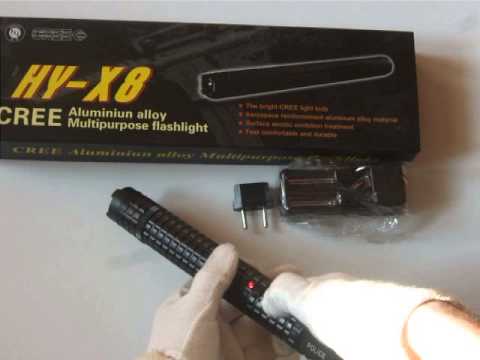 S01 Taser torcia, Paralyseur, Schok-apparaat, Elektroschocker Stun Baton POLICE HY-X8