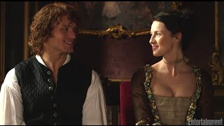 Sam Heughan & Caitriona Balfe talk Claire & Jamie in Season 2 [SUB-ITA]