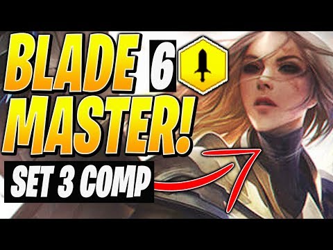 6 BLADEMASTERS (IT'S STRONG!) - Teamfight Tactics SET 3 TFT Galaxies Strategy Comps Beginners Guide