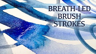Calming Watercolour: Breath-Led Brush Strokes To Ease Anxiety! Mental Health Monday Episode 2