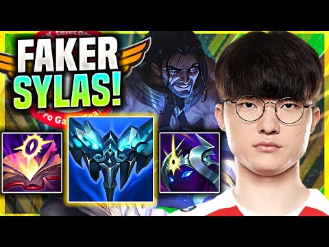 FAKER PERFECT GAME WITH SYLAS! - T1 Faker Plays Sylas Mid vs Rumble! | Season 11