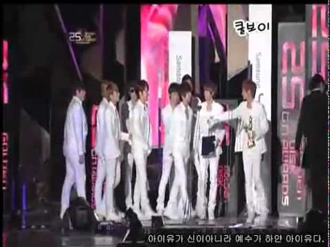 [HQ] 101209   Super Junior won Disk Bonsang Award at 2010 Golden Disk Award