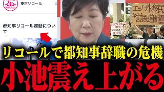 ※小池百合子、署名〇〇筆集まれば辞職確定…リコールが現実的になり小池大焦り   【小池都知事 さとうさおり カイロ大学】