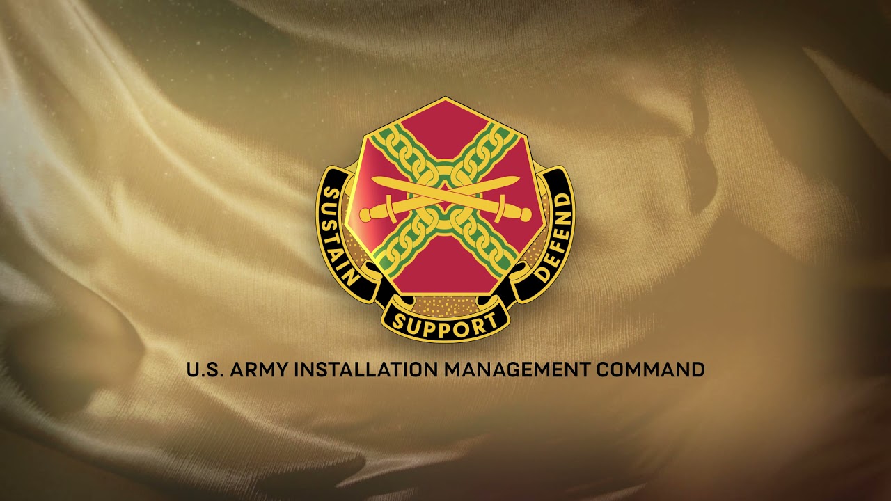 U.S. Army Installation Management Command animated Distinctive Unit Insignia