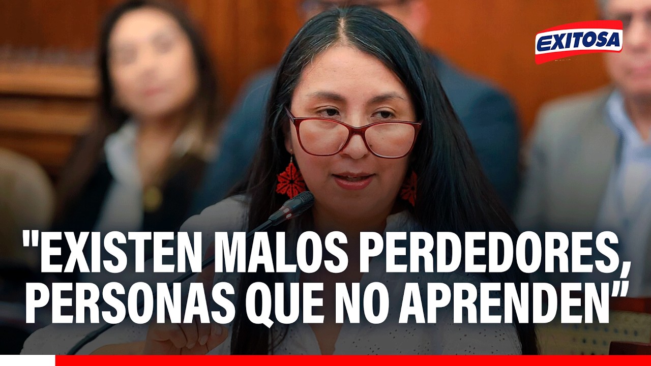 🔴🔵 Ruth Luque: "Existen malos perdedores, personas que no aprenden a respetar la voluntad popular"