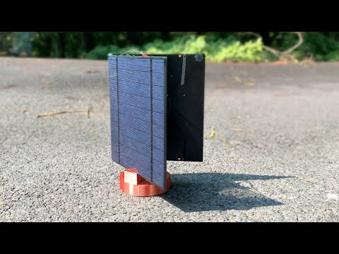 World's simplest sun tracker.