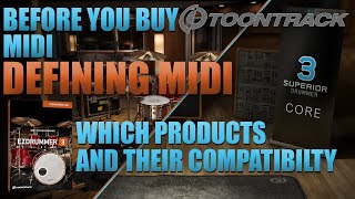Video thumbnail for Before You Buy Toontrack Midi for EZdrummer 3 and Superior Drummer 3 | Defining Midi & Compatibility by Shootie School