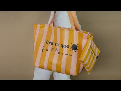 HOW TO MAKE AN EASY and versatile BEACH BAG - Step-by-step sewing for beginners