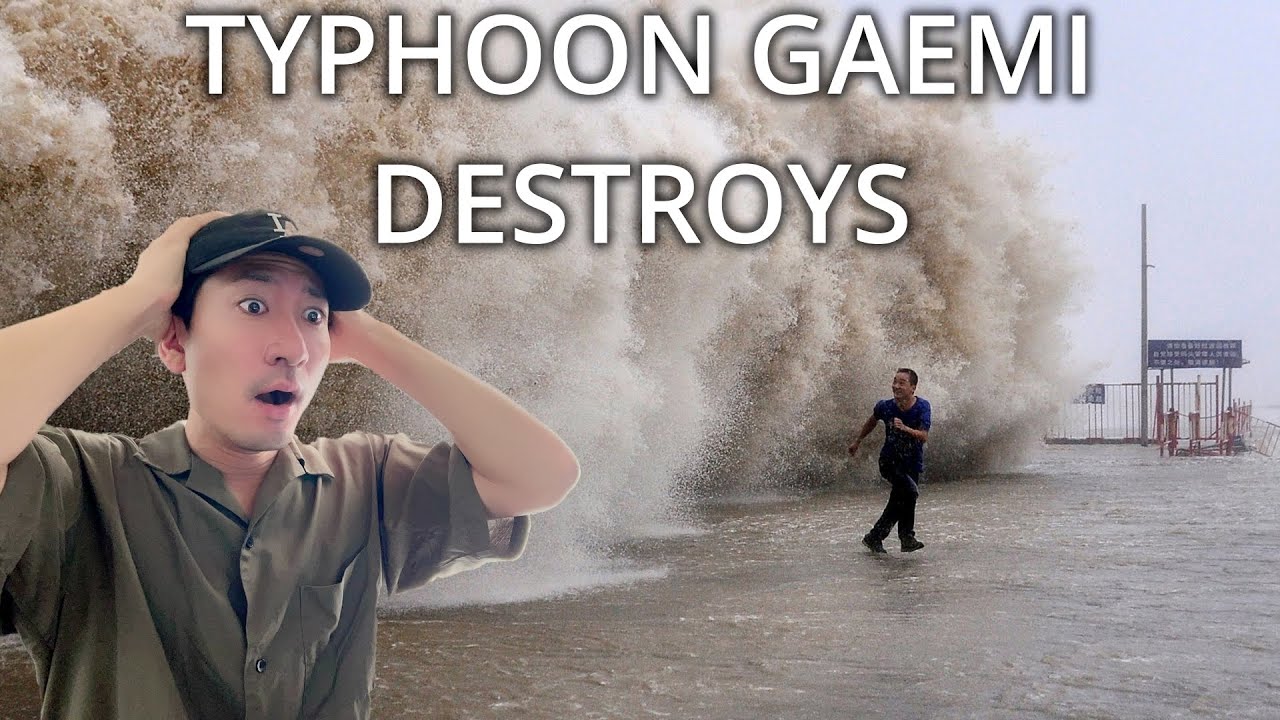 SCARY TYPHOON ATTACKS THE PHILIPPNES JAPANESE REACTION