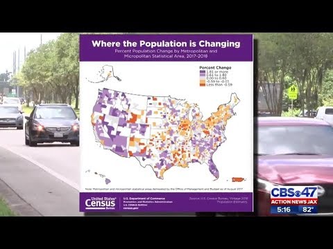 セントジョンズ郡は全米で 8 番目に急成長している郡です