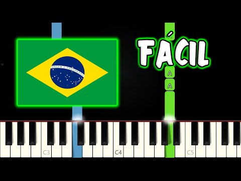Hino Nacional Brasileiro | VERSÃO FÁCIL | Piano e Teclado Tutorial